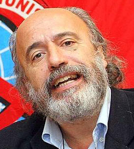 Marco Ferrando: anche il leader del Partito Comunista dei lavoratori dovrebbe correre per Palazzo Chigi (Insidefoto)